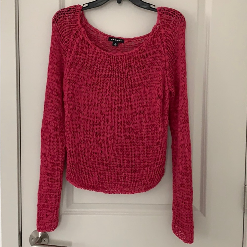 FINAL SALE!!!🎉TROUVE WOVEN RIBBON SWEATER